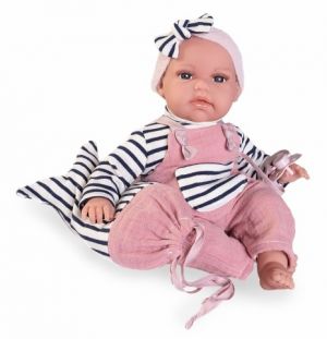 Antonio Juan 70332 TONETA - realistická panenka miminko se zvuky a měkkým látkovým tělem -