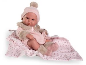 Antonio Juan 50422 LUCA - realistická panenka miminko s celovinylovým tělem - 42 cm