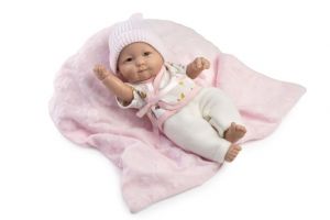 Guca 855 NEW BORN HOLČIČKA - realistická panenka miminko s celovinylovým tělem - 25 cm