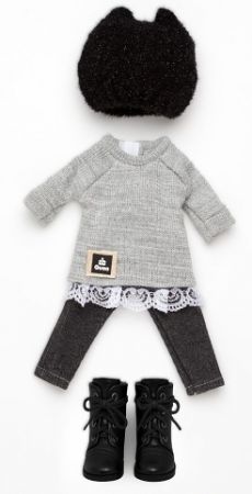 Guca P858 obleček pro panenku PENELOPE velikosti 34 cm s botičkami
