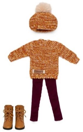 Guca P859 obleček pro panenku PENELOPE velikosti 34 cm s botičkami