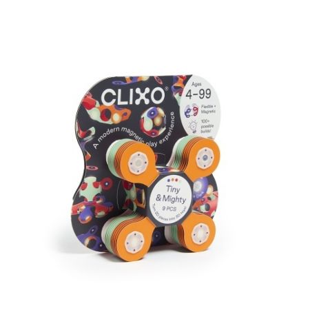 CLIXO Tiny &amp; Mighty Space - magnetická stavebnice 9 kusů