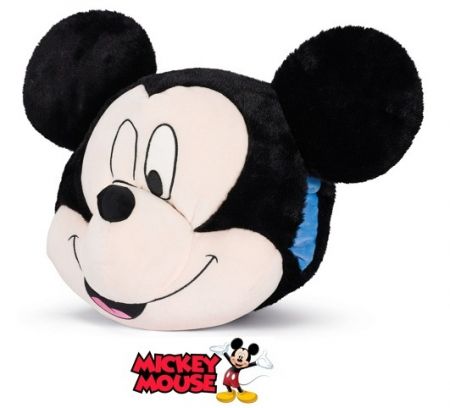 Cozy Noxxiez HW771 Mickey Mouse- hřejivý plyšový polštář 3 v 1