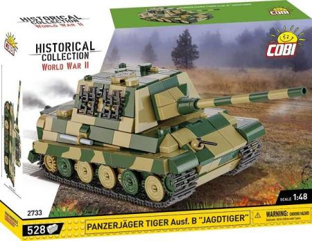 COBI 2733 II WW Panzerjager Tiger Ausf B Jagdstiger, 1:48, 528 k