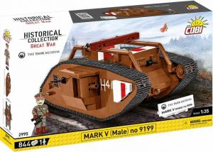 COBI 2995 Great War Mark V no 9199, 1:35, 844 k, 1 f