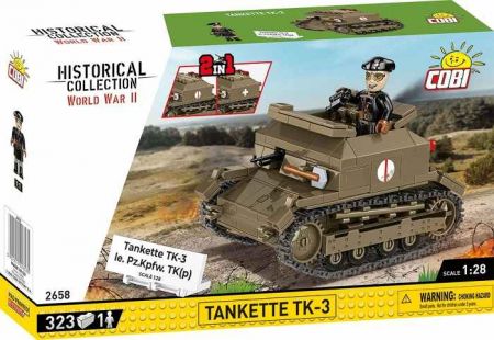 COBI 2658 II WW Tankette TK-3, 1:28, 323 k, 1 f