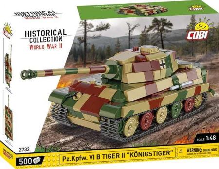 COBI 2732 II WW PzKpfw VI B Tiger II Konigstiger, 1:48, 500 k