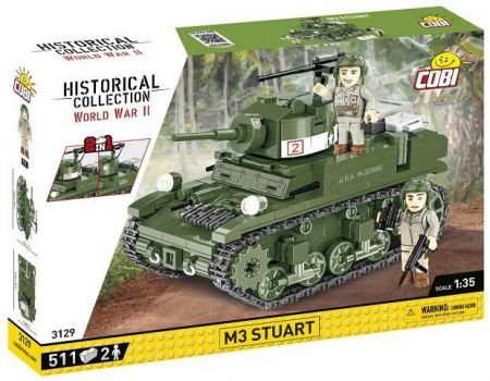 COBI 3129 II WW M3 Stuart, 1:35, 511 k, 2 f