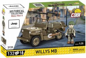 COBI 3133 II WW Willys MB, 1:35, 132 k, 1 f