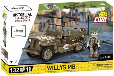 COBI 3133 II WW Willys MB, 1:35, 132 k, 1 f