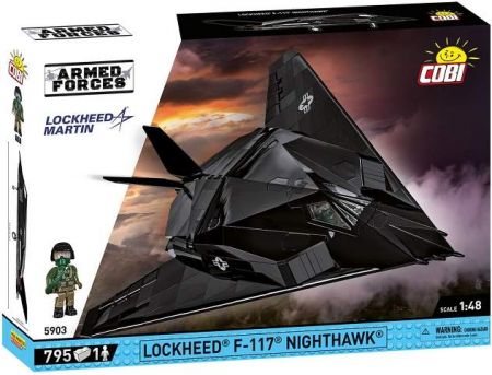 COBI 5903 Armed Forces Lockheed F-117 Nighthawk, 1:48, 795 k, 1 f