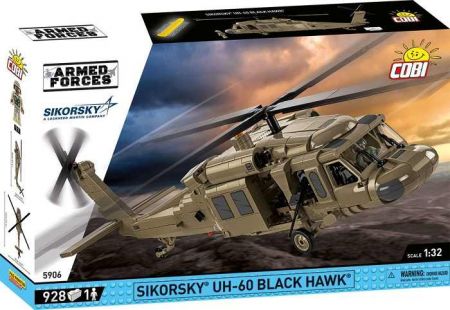 COBI 5906 Armed Forces Sikorsky UH-60 Black Hawk, 1:32, 928 k, 1 f