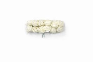 Pěnové růžičky krémové cream