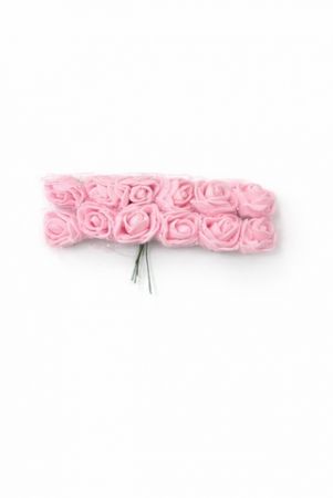 Pěnové růžičky světlá růžová