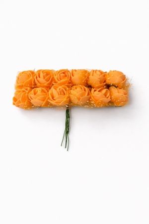 Pěnové růžičky oranžové Orange