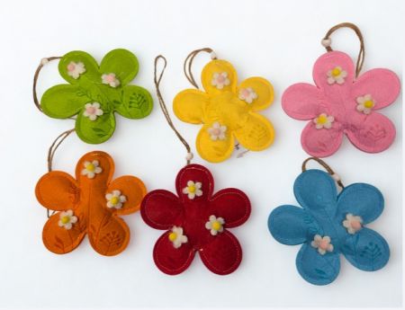 Filcové květy na zavěšení <br />