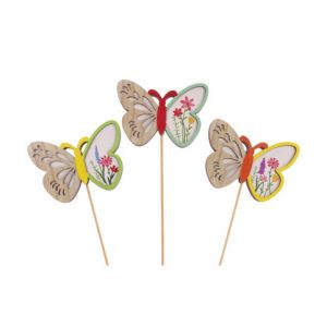 ZÁPICH MOTÝL 07x05x24cm 6ks*MIX BAREV