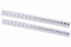 Samolepicí dekorační pás se srdíčky – třpytivý efek