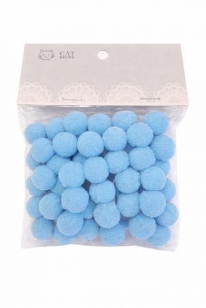 Bambulky Modré 1,5cm 60ks