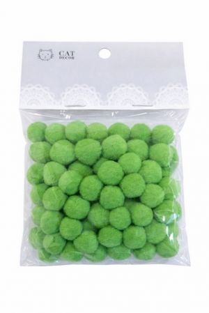 Bambulky zelené 1,5cm 60ks