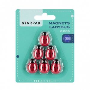 Magnety beruška 25 mm 6 ks