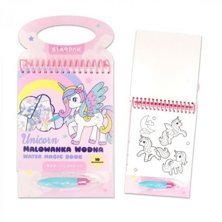 VODNÍ OMALOVÁNKA JEDNOROŽEC STARPAK