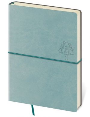 Tečkovaný zápisník Flexio L Olive (čtverečkovaný) / 14,5cm x 20,5cm / BFO425-2