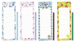 Magnetický blok s tužkou 7,5 x 24 cm mix 2 (BMA502-2)