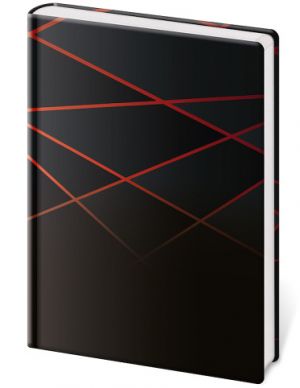 STIL Zápisník Vario A5 linkovaný - BLACK DESIGN