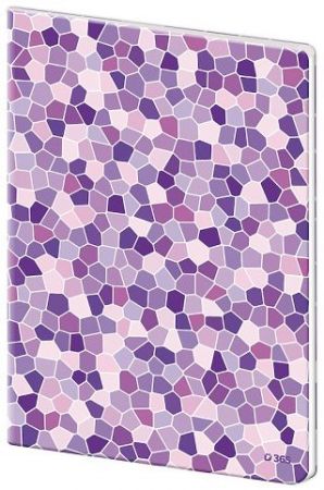 STIL Sešit 444 linkovaný plastové desky – Mosaic