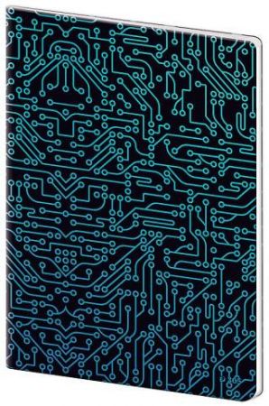 STIL Sešit 444 linkovaný plastové desky – Circuit