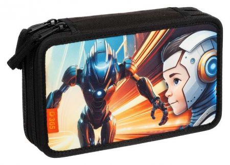 STIL Školní penál dvoupatrový Sci-fi