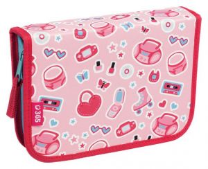 STIL Školní penál jednopatrový Pinky