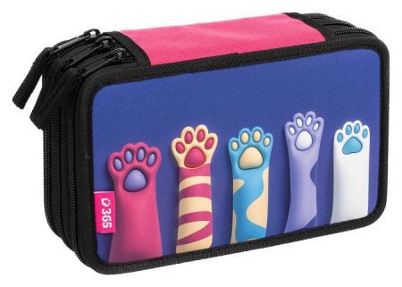 STIL Školní penál třípatrový Paws