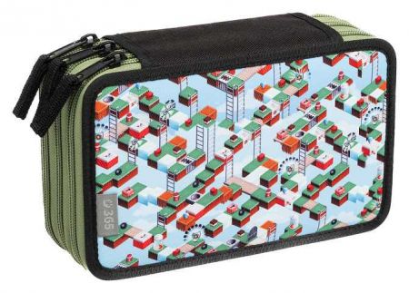 STIL Školní penál třípatrový Games