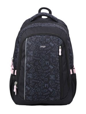 Studentský batoh Baggo Groovy Pinky Teenky