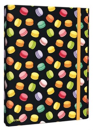 Box na sešity s klopou A4 Macarons