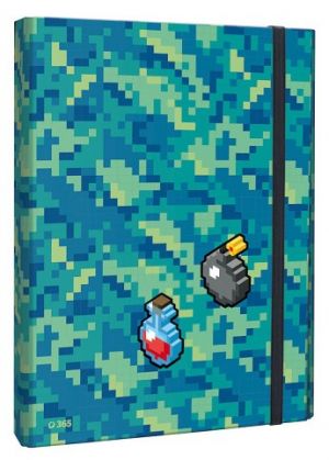 Box na sešity s klopou A4 Pixel Quest