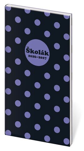 Diář Školák Cute Bow 2026/27 - české kalendárium