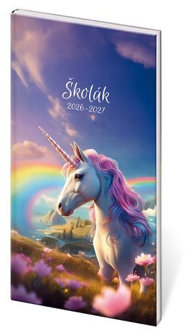 Diář Školák Magic Dreams 2026/27 - české kalendárium