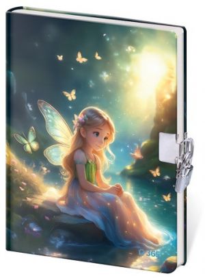 Památník 13 x 18 cm se zámkem - Mystic