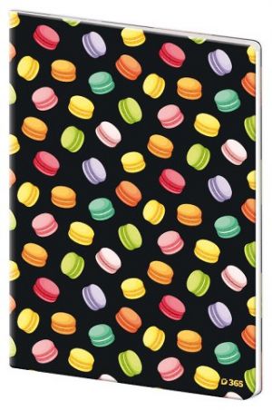 Sešit 444 plastové desky - Macarons