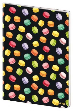 Sešit 444 plastové desky - Macarons