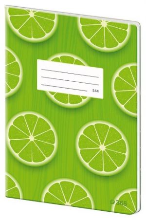Sešit 544 papírové desky - Lime
