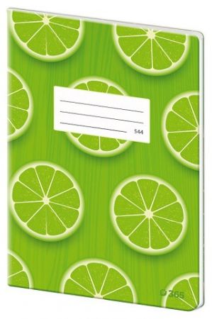 Sešit 544 papírové desky - Lime
