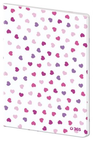 Sešit 544 plastové desky - Hearts