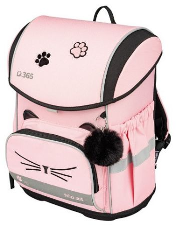 Školní aktovka Smile Cat lady