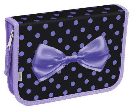 Školní penál jednopatrový Cute bow