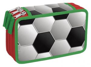 Školní penál třípatrový Soccer
