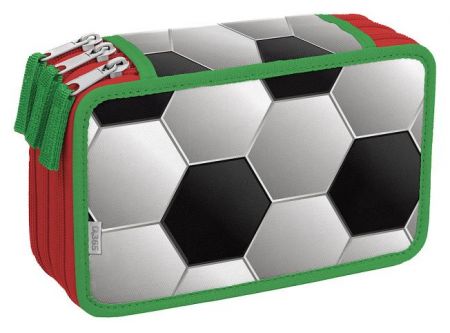 Školní penál třípatrový Soccer